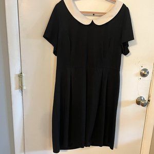 Cute black dress with Peter Pan collar